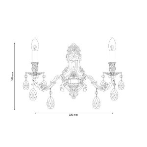 Бра Firenze FIRENZE W141.2 cream white