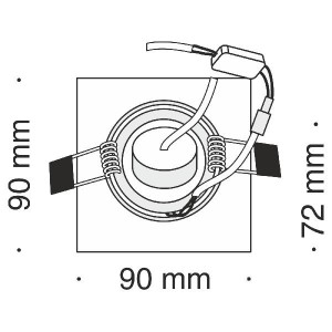 Точечный светильник Metal Modern DL288-2-3W-W