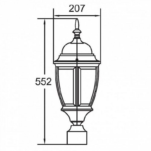 Плафон  91203L Gb