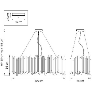 Подвесная люстра Savona 816207