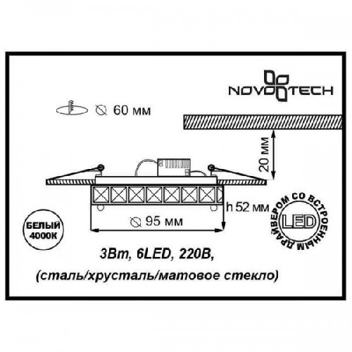 Точечный светильник Neviera 357149