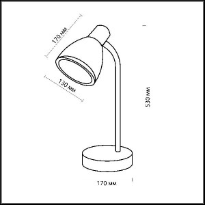 Интерьерная настольная лампа Mansy 2409/1T