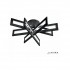 Потолочная люстра Stalker 9082-R800-X 128W BK