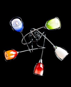 Потолочная люстра 2267 2267/5 хром