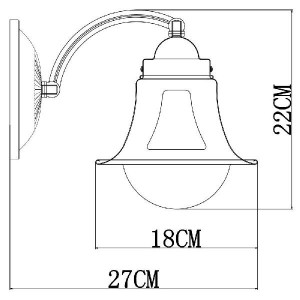 Бра Marino A7022AP-1WG