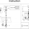 Подвесная люстра Bird ARM013-33-W