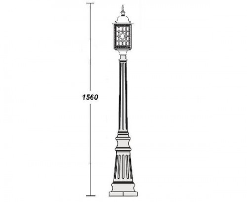 Наземный фонарь  64811S Bl