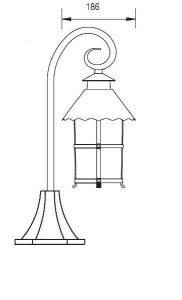 Наземный фонарь 81504/18 Gb