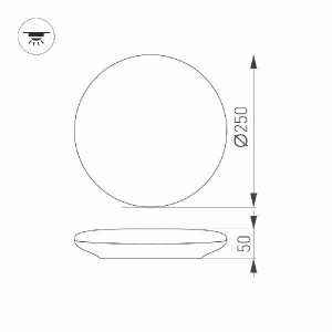 Потолочный светильник FRISBEE 030110