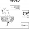 Потолочная люстра Lea ARM369-03-G