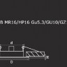 Точечный светильник Teso adj 011085