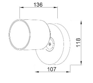 Прожектор уличный W6092-3К