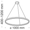 Подвесной светильник Rim MOD058PL-L54W4K