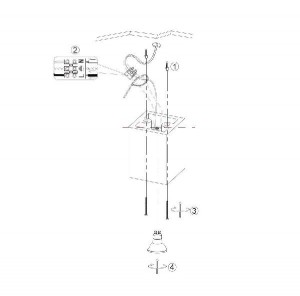Точечный светильник Conik gyps C002CW-01W
