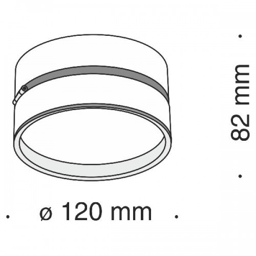 Точечный светильник Onda C024CL-L18B4K