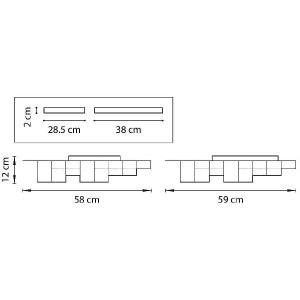 Потолочный светильник FAVO 750122
