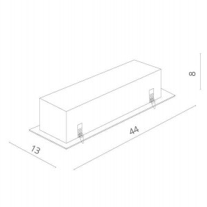 Точечный светильник Cardani Piccolo A5941PL-4GY