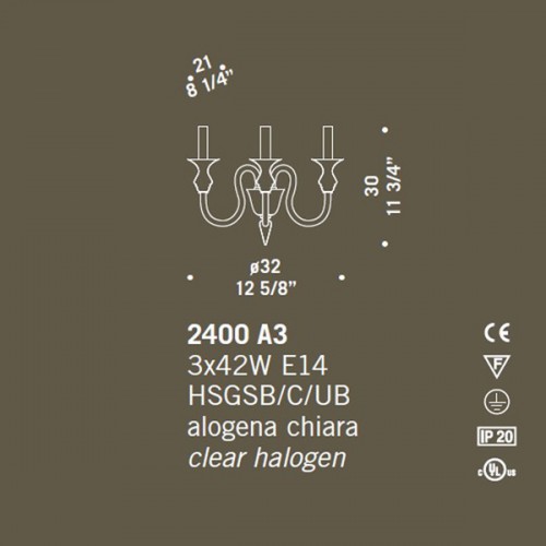 Бра 2400 2400 A3