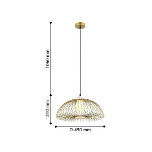 Подвесной светильник Dimidium 2372-1P