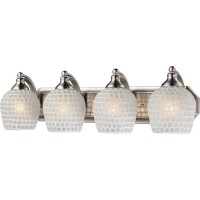Бра 570 570-4N-WHT satin nickel / white