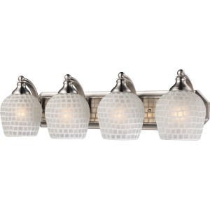 Бра 570 570-4N-WHT satin nickel / white