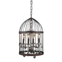 Подвесная люстра BIRD CAGE CH008-4-ABG-CRS