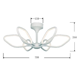 Потолочная люстра Borges 2562-6U