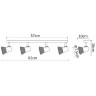 Спот Grid A9268PL-4WH