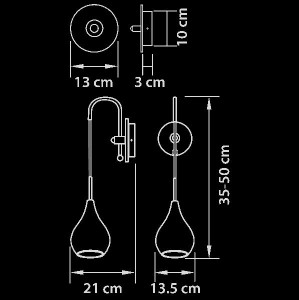 Бра PENTOLA 803530
