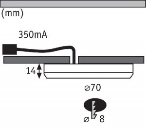 Точечный светильник 93547