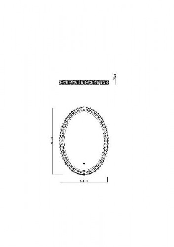 Зеркало с подсветкой Zerra 84030