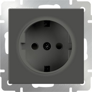 Розетка Серо-коричневый WL07-SKGS-01-IP44