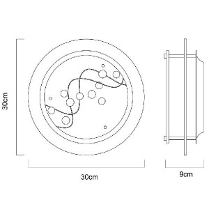 Потолочный светильник Belle A4890PL-2CC