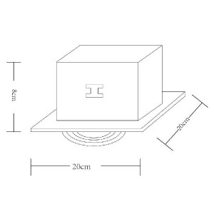 Точечный светильник Cardani Semplice A5949PL-1BK