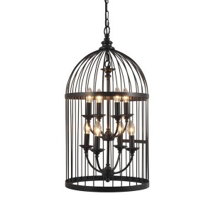 Подвесная люстра BIRD CAGE CH008-8-ABG