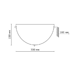 Настенный светильник Mille 1215