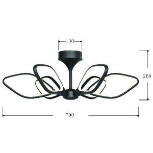 Потолочная люстра Borges 2563-6U