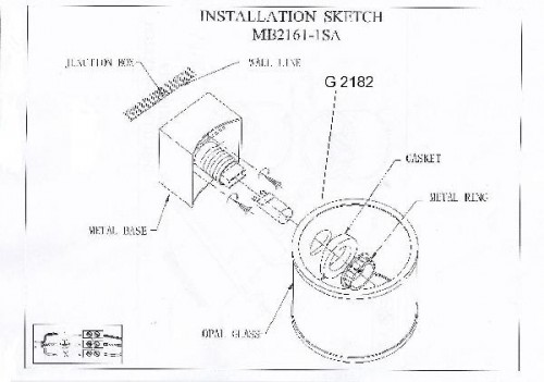 Настенный светильник Palu 2182/1W
