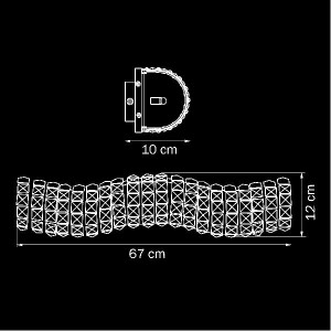 Настенный светильник ONDA 741644