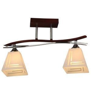 Потолочная люстра  MD.3139-2-S WENGE+CH