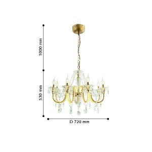 Подвесная люстра Mieder 2425-8P