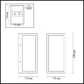 Настенный светильник уличный Argos 4166/1W