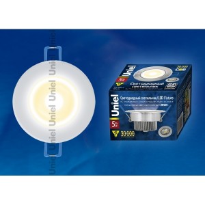 Точечный светильник  ULM-R31-5W/WW IP20 White картон