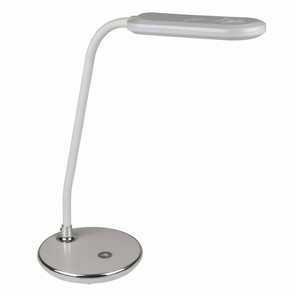 Офисная настольная лампа TLD-522 Silver/LED/360Lm/6000K/Dimmer Офисная настольная лампа TLD-522 Silver/LED/360Lm/6000K/Dimmer