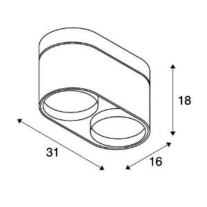 Точечный светильник Kardamod 117180