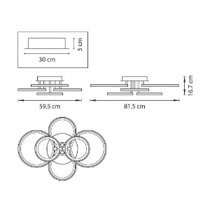 Потолочная люстра Breve 749062
