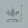 Подвесная люстра LA TRADIZIONE 02.9022