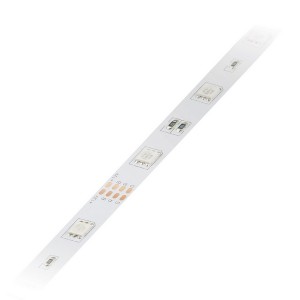 Светодиодная лента  ULS-Q210 5050-30LED/m-10mm-IP20-DC12V-7,2W/m-5M-RGB катушка в герметичной упаковке