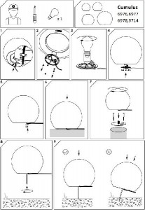 Наземный светильник Cumulus 6976