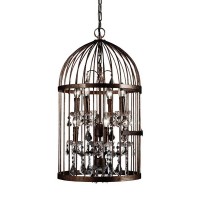 Подвесная люстра BIRD CAGE CH008-8-ABG-CRS